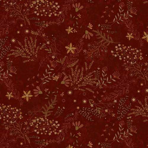 All Over Flower - RED