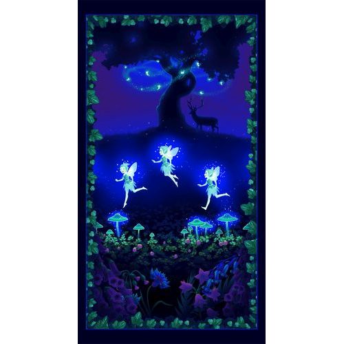 Fairies on the Meadow 60cm Panel Glow - MULTI