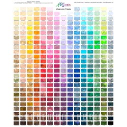 Hoffman Bali Basic Watercolors - AZURE