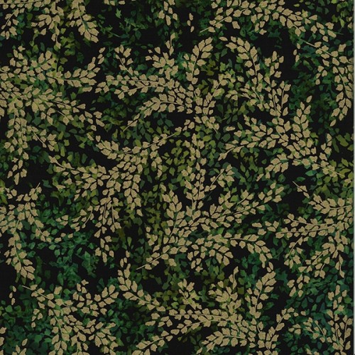 Fine Branches - DEEP EMERALD/GOLD