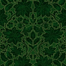 Floral-GREEN GOLD