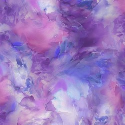 Watercolour Flowers - PURPLE (Digital)