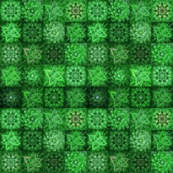 DreamBig - Flower Tiles - EMERALD (Digital)