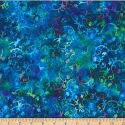 GQ Frog pond Jelly Batik - SAPPHIRE