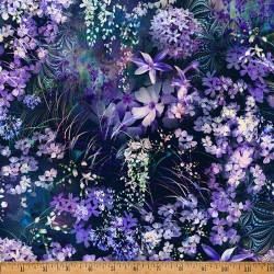 Floral/Leaves - VIOLET
