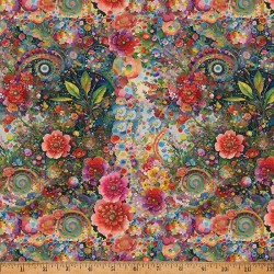 Whimsical Flowers Small - MULTI