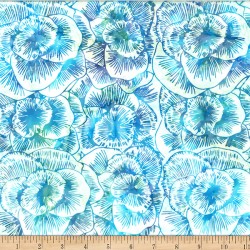 Big Flowers - AQUA