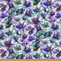 Big Flowers - AMETHYST