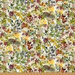 Flowers & Leaves - CREAM