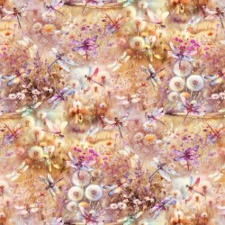 Dragonfly Wildflower Field (Digital) - AUTUMN