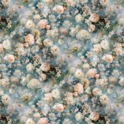 Flowers (Digital) - DUSTY TEAL