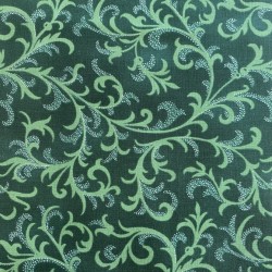 SWIRLS - EVERGREEN/SILVER