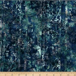 MR Woodland Batik- TEAL