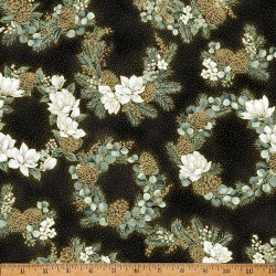 Wreaths (Metallic) - BLACK/GOLD