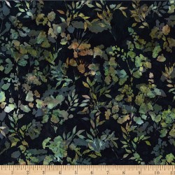 Hoffman Batik Leaves - TREETOP
