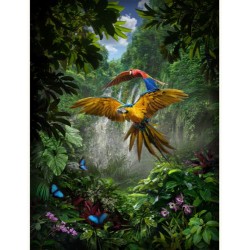 Jungle Parrot Digital Panel (84cm)