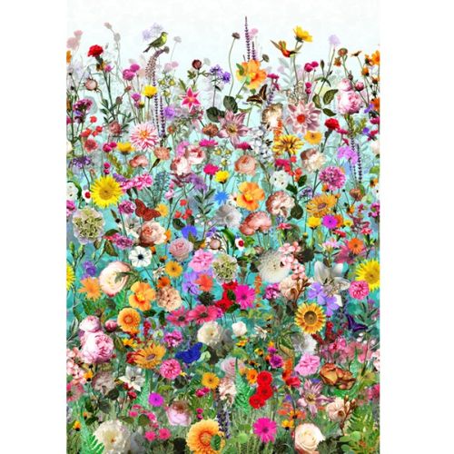 Flower Garden - TURQUOISE