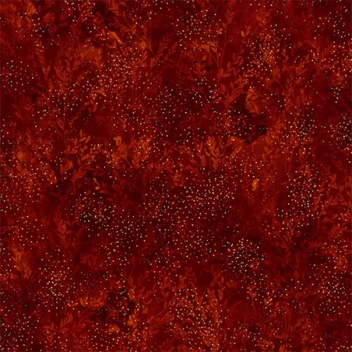 Spots and Branches - CRIMSON/GOLD