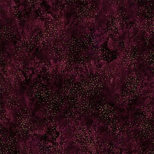 Spots and Branches - MULBERRY/GOLD