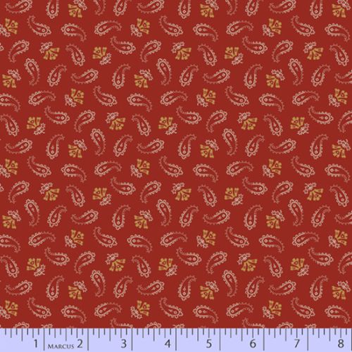 Small Paisley - RED