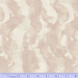 108" Wideback Wavy Stripe - WHITE/BEIGE