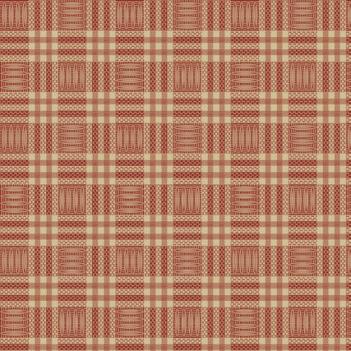 TEXTURED PLAID - RED