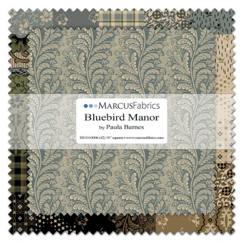 Bluebird Manor - Squares 10"X10" (6pk)