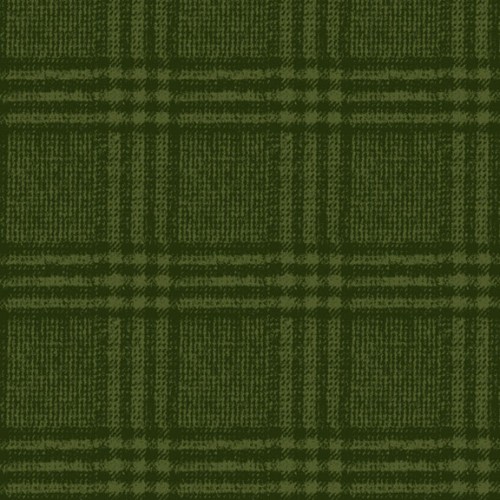 Glen Plaid Yarn Dyed Flannel - GREEN