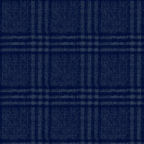 Glen Plaid Yarn Dyed Flannel - NAVY