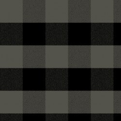 Buffalo Plaid Yarn Dyed Flannel - GREY/BLACK