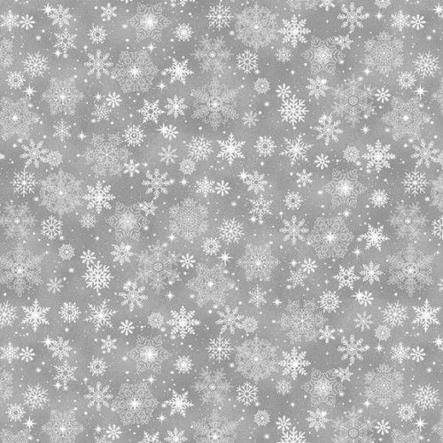 Small Snowflakes - GREY