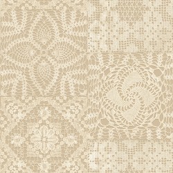 108" Wideback - Lace - TAN