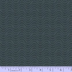 Wavy Grid - CHARCOAL