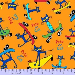 PETE ON SKATEBOARDS - ORANGE