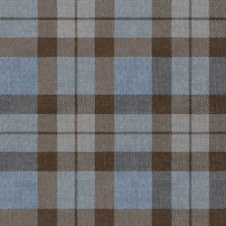 Soft Focus Plaid Yarn Dyed Flannel - DENIM