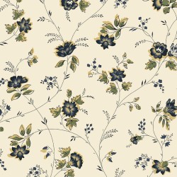 108" Wideback Floral Vine  - MULTI