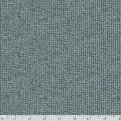 Wool Texture 100% - Seeded-BLUE