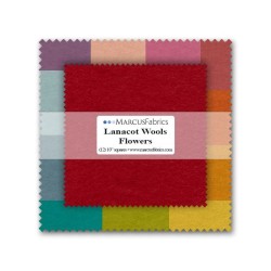 Marcus Wool 100% Squares (10"x10"x12pcs) (6pk) - FLOWERS