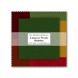 Marcus Wool 100% Squares (10"x10"x12pcs) (6pk) - HOLIDAY