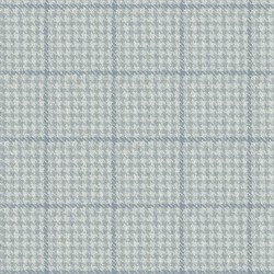 Marcus Wool 100% Houndstooth Plaid - SKY