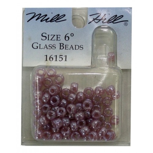 MH Glass Beads #6 - ASH MAUVE