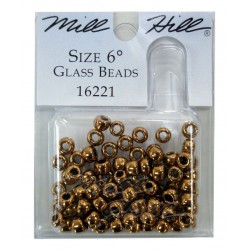 MH Glass Beads #6 - BRONZE