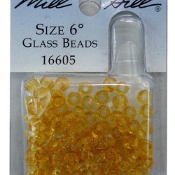 MH Glass Beads #6 - GOLDEN AMBER