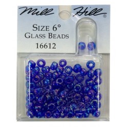 MH Glass Beads #6 - OPAL PERIWINKLE