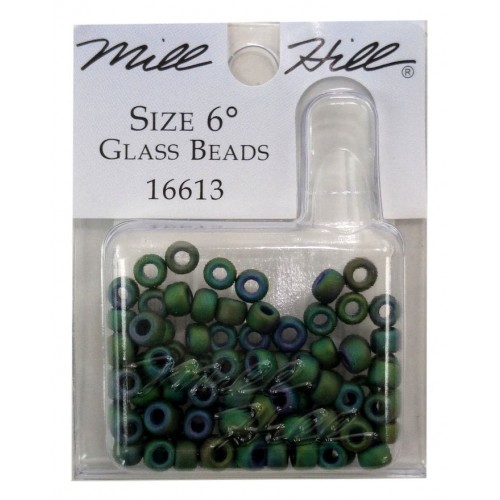 MH Glass Beads #6 - JUNIPER GREEN