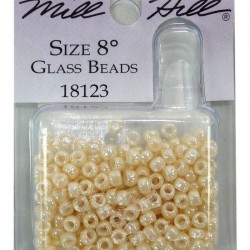 MH Glass Beads #8 - CREAM
