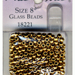 MH Glass Beads #8 - BRONZE