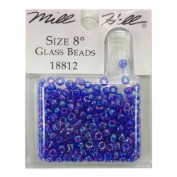 MH Glass Beads #8 - OPAL PERIWINKLE