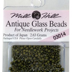 MH Seed Beads - Antique MATTE OLIVE