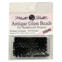 MH Seed Beads - Antique FLAT BLACK